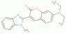 7-(diethylamino)-3-(1-methyl-1H-benzimidazol-2-yl)-2-benzopyrone
