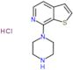 7-piperazin-1-ylthieno[2,3-c]pyridine hydrochloride