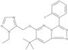7-(1,1-Dimethylethyl)-6-[(1-ethyl-1H-1,2,4-triazol-5-yl)methoxy]-3-(2-fluorophenyl)-1,2,4-triazolo[4,3-b]pyridazine