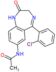 N-[5-(2-chlorophenyl)-2-oxo-2,3-dihydro-1H-1,4-benzodiazepin-7-yl]acetamide