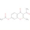 4H-1-Benzopyran-4-one, 3-acetyl-7-(acetyloxy)-2-methyl-