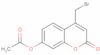 4-(bromomethyl)umbelliferyl acetate