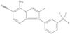 7-Amino-2-methyl-3-[3-(trifluoromethyl)phenyl]pyrazolo[1,5-a]pyrimidine-6-carbonitrile