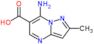 7-amino-2-methylpyrazolo[1,5-a]pyrimidine-6-carboxylic acid