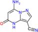 7-amino-5-oxo-4H-pyrazolo[1,5-a]pyrimidine-3-carbonitrile