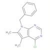 7H-Pyrrolo[2,3-d]pyrimidine, 4-chloro-5,6-dimethyl-7-(phenylmethyl)-