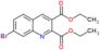 2,3-Diethyl 7-bromo-2,3-quinolinedicarboxylate