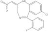7-Chloro-5-(2-fluorophenyl)-2,3-dihydro-2-(nitromethylene)-1H-1,4-benzodiazepine
