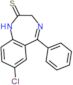 7-Chloro-1,3-dihydro-5-phenyl-2H-1,4-benzodiazepine-2-thione