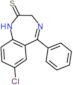 7-chloro-5-phenyl-1,3-dihydro-2H-1,4-benzodiazepine-2-thione