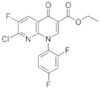 ETHYL 1-(2,4-DIFLUOROPHENYL)-7-CHORO-6-FLUORO-4-OXO-HYDROPYRIDINO[2,3-B] PYRIDINE-3-CARBOXYLATE