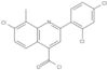 7-Chloro-2-(2,4-dichlorophenyl)-8-methyl-4-quinolinecarbonyl chloride