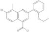 7-Chloro-2-(2-ethoxyphenyl)-8-methyl-4-quinolinecarbonyl chloride