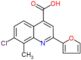 7-chloro-2-furan-2-yl-8-methylquinoline-4-carboxylic acid