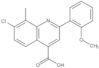 7-Chloro-2-(2-methoxyphenyl)-8-methyl-4-quinolinecarboxylic acid