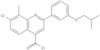 7-Chloro-8-methyl-2-[3-(2-methylpropoxy)phenyl]-4-quinolinecarbonyl chloride