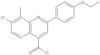 7-Chloro-2-(4-ethoxyphenyl)-8-methyl-4-quinolinecarbonyl chloride