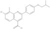 7-Chloro-8-methyl-2-[4-(2-methylpropoxy)phenyl]-4-quinolinecarbonyl chloride