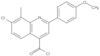 7-Chloro-2-(4-methoxyphenyl)-8-methyl-4-quinolinecarbonyl chloride