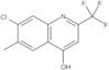 7-Chloro-6-methyl-2-(trifluoromethyl)-4-quinolinol