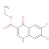 3-Quinolinecarboxylic acid, 7-chloro-6-fluoro-1,4-dihydro-4-oxo-, ethylester