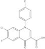 7-Chloro-6-fluoro-1-(4-fluorophenyl)-1,4-dihydro-4-oxo-3-quinolinecarboxylic acid