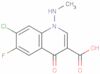 7-chloro-6-fluoro-1,4-dihydro-1-(methylamino)-4-oxoquinoline-3-carboxylic acid