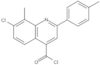 7-chloro-8-méthyl-2-(4-méthylphényl)-4-quinoléinecarbonyle chlorure