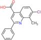 7-chloro-8-methyl-2-phenylquinoline-4-carboxylic acid