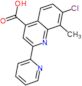 7-chloro-8-methyl-2-pyridin-2-ylquinoline-4-carboxylic acid