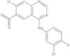 7-Chloro-N-(3-chloro-4-fluorophenyl)-6-nitro-4-quinazolinamine