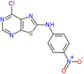 7-chloro-N-(4-nitrophenyl)[1,3]thiazolo[5,4-d]pyrimidin-2-amine