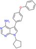 7-cyclopentyl-5-(4-phenoxyphenyl)-7H-pyrrolo[2,3-d]pyrimidin-4-amine