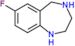 7-fluoro-2,3,4,5-tetrahydro-1H-1,4-benzodiazepine