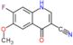 7-fluoro-6-methoxy-4-oxo-1,4-dihydroquinoline-3-carbonitrile