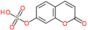 2-oxo-2H-chromen-7-yl hydrogen sulfate