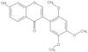 7-Hydroxy-3-(2,4,5-trimethoxyphenyl)-4H-1-benzopyran-4-one