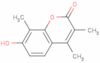 7-hydroxy-3,4,8-trimethylcoumarin