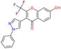 7-hydroxy-3-(1-phenyl-1H-pyrazol-4-yl)-2-(trifluoromethyl)-4H-chromen-4-one