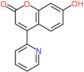 7-Hydroxy-4-(2-pyridinyl)-2H-1-benzopyran-2-one