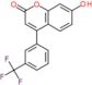 7-Hydroxy-4-[3-(trifluoromethyl)phenyl]-2H-1-benzopyran-2-one