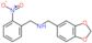 1-(1,3-benzodioxol-5-yl)-N-(2-nitrobenzyl)methanamine