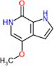 4-methoxy-1,6-dihydro-7H-pyrrolo[2,3-c]pyridin-7-one