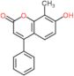 7-hydroxy-8-methyl-4-phenyl-2H-chromen-2-one