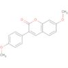 2H-1-Benzopyran-2-one, 7-methoxy-3-(4-methoxyphenyl)-