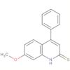 2(1H)-Quinolinethione, 7-methoxy-4-phenyl-