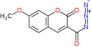 7-methoxy-2-oxo-2H-chromene-3-carbonyl azide