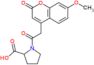 1-[(7-methoxy-2-oxo-2H-chromen-4-yl)acetyl]proline