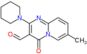 7-methyl-4-oxo-2-(piperidin-1-yl)-4H-pyrido[1,2-a]pyrimidine-3-carbaldehyde