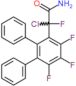 2-chloro-2-fluoro-2-(4',5',6'-trifluoro-1,1':2',1''-terphenyl-3'-yl)acetamide